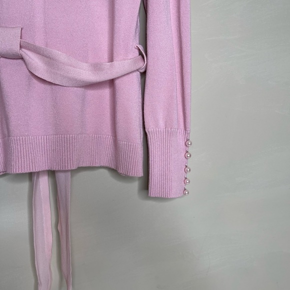 Colour Works pink cardigan - Picture 5 of 11
